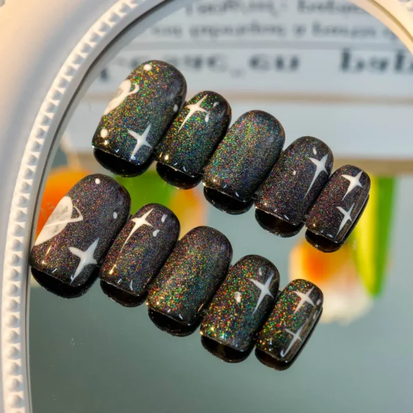 Magic Planet Short Nails