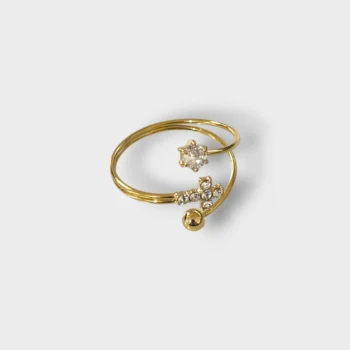 Shining Faith Gold Ring