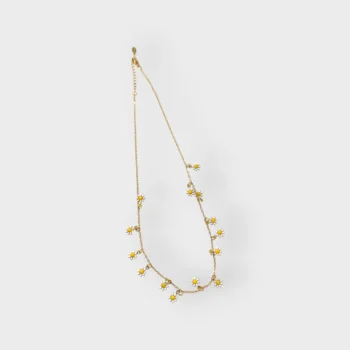 Little Daisy World Gold Necklace