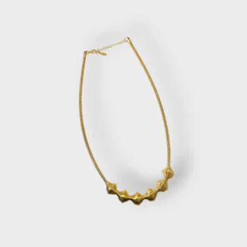 Queen of Sparkle Gold Necklace