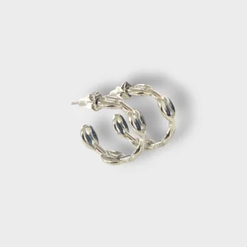Looped Silver Earrings