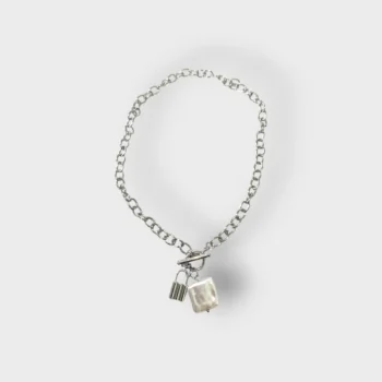 Locked You Silver Necklace