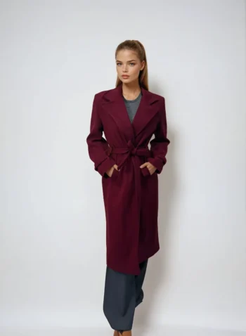 Bordeaux Long Coat