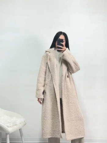 Beige Teddy Coat