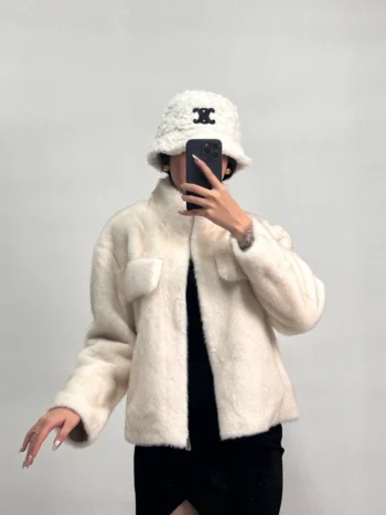 White Plush Jacket